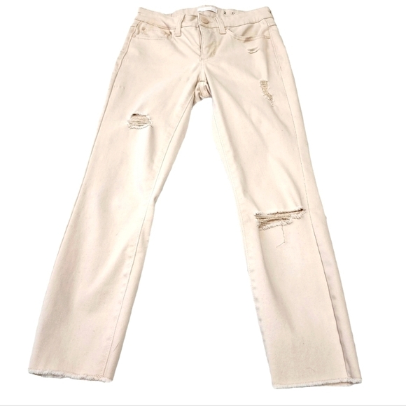 LAUREN Conrad Distressed Capri Skinny Jeans - Picture 1 of 4